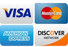 Credit Cards We Accept